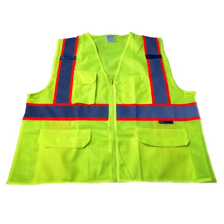 Safety Vest with Back Pocket